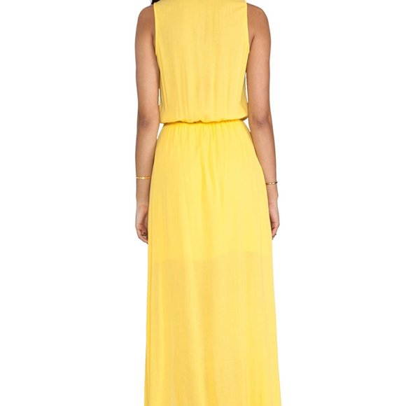 Ella Moss Yellow Stella Maxi Dress - Picture 2 of 10